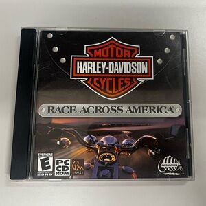2000 Harley Davidson Cycles Race Across America Vintage PC CD ROM Windows 95/98